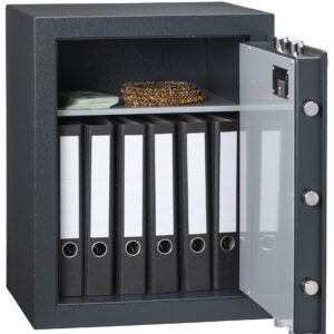 This Zeta Grade 1 size 50k is an ideal security safe for the home that is ready for base and back fixing to a suitable location.
