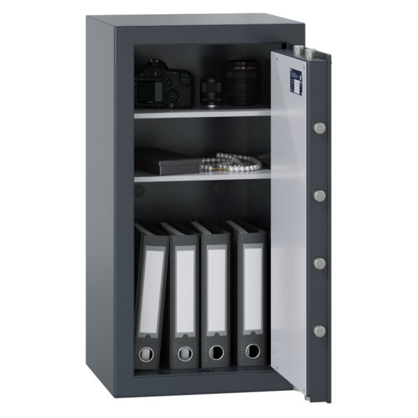 Zeta Grade 1 size 80e security safe for the home or office safe showing 3 way bolt work.