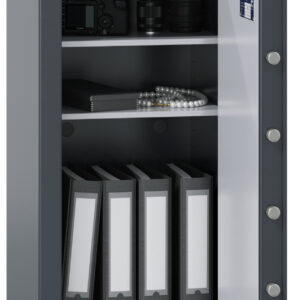 Zeta Grade 1 size 80e security safe for the home or office safe showing 3 way bolt work.