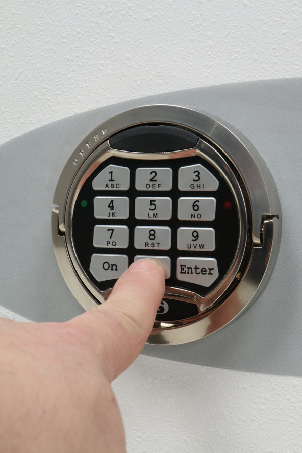 The Phoenix Safe PS310 VdS CLASS II electronic code lock with memory for multiple users.