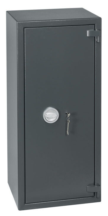 The KeySecure Victor grade 1 6 is a quality security safe for the home, office safe or retailer safe with £10,000 cash rating for up to £100,000 of valuables. It comes with a a secure key lock.