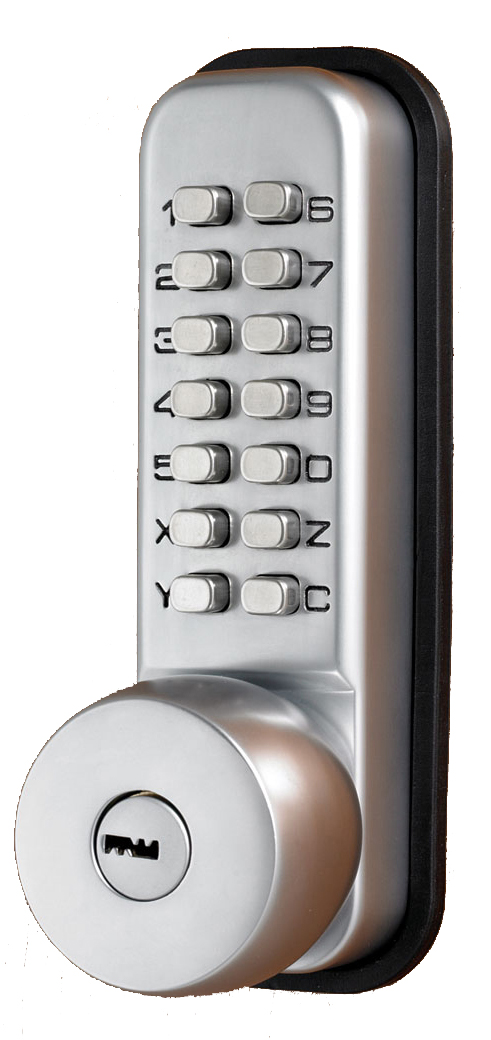 This KeySecure MDC-K0 (mechanical digital combination with key override) can be added to all KS key cabinets (except KS20), in place of its advertised lock.
