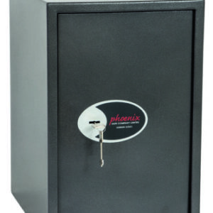 The Phoenix safe Vela Home SS0805K is a £1000 insurance approved, security safe for the home or office safe. It comes with a removable shelf and is supplied with fixing bolts. The SS0805K comes with a quality key lock with 2 keys. It is also available with an electronic code lock too!