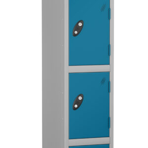 Probe Slew 1d 4 door staff locker made to 300 deep with key lock