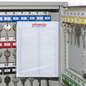 Phoenix Safe Extra Security Key Cabinet key control index