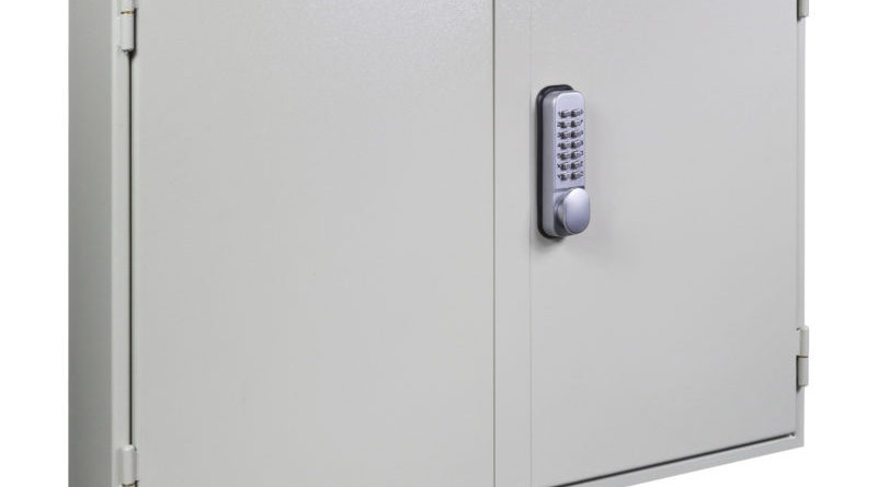Phoenix Safe Extra Security Key Cabinet KC0074M with push button lock.