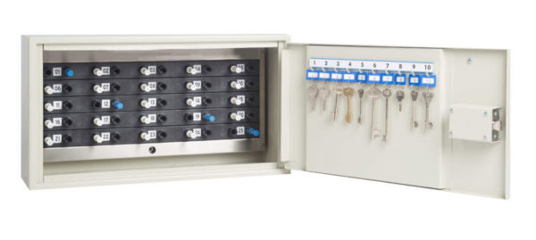 Phoenix Safe Key Control Cabinet KS0081E showing extra key hooks