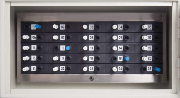 Phoenix Safe Key Control Cabinet KC0081M showing retention peg management.