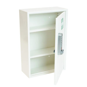KeySecure First Aid Cabinet KSFA2E size 2e with door open