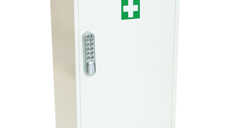 KeySecure First Aid Cabinet KSFA3E size 3e with electronic code lock.