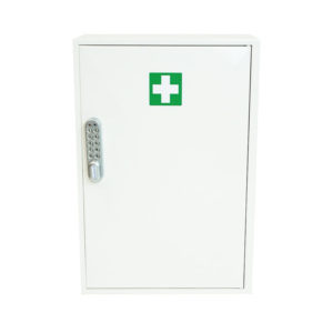 KeySecure First Aid Cabinet KSFA3E size 3e with door closed.