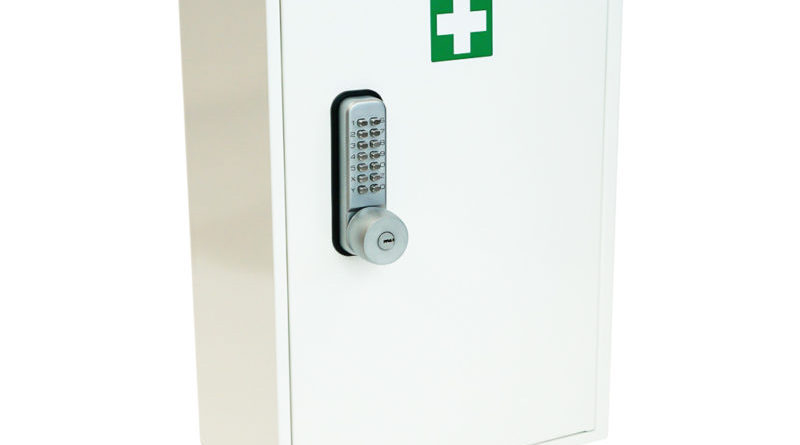 KeySecure First Aid Cabinet KSFA3MDKO size 3mdko with mechanical digital lock.