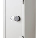De Raat Prism Grade 2 size 4e security safe. £17,500 rated and suitable as a safe for the home or office safe with electronic combination code lock.