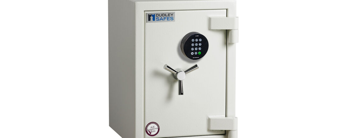 The Dudley Europa EUR2-02E is a euro grade 2, heavy duty, hand built security safe that can be used as a commercial safe, retailer safe, office safe and a safe for the home. What's more, its fire resistant to the tune of 45 minutes for paper. Perfectly sized at 615mm tall, it will sit quite happily under a desk. This safe comes with a high quality electronic code lock, Its also available in this size with a key lock. INDEED, THERE ARE SEVERAL LOCK OPTIONS TO CHOOSE FROM.
