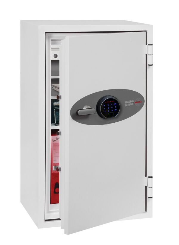 Fire Fighter FS0444F fire safe with door open.