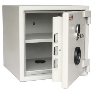 Securikey EG0 0035 safe for the office with its door open