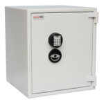 The Securikey Euro Grade 0 size 0085e is a £6000 insurance approved Office safe, safe for the home or commercial safe. It also features a 30 minutes certified fire protection for paper records. Fitted with a high quality electronic code lock, it is also available with keylock. electronic lock