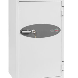 This The Phoenix Safe Data Combi DS2504K is a data media fire safe, office safe and indeed a security safe for the home. Ideal to protect digital media, paper records, money and valuable. Its a good size, being almost 4 feet tall and furnished with a couple of removable shelves, locking drawer and data media storage box for your important computer backups, hard drives andso on. with high quality key lock.