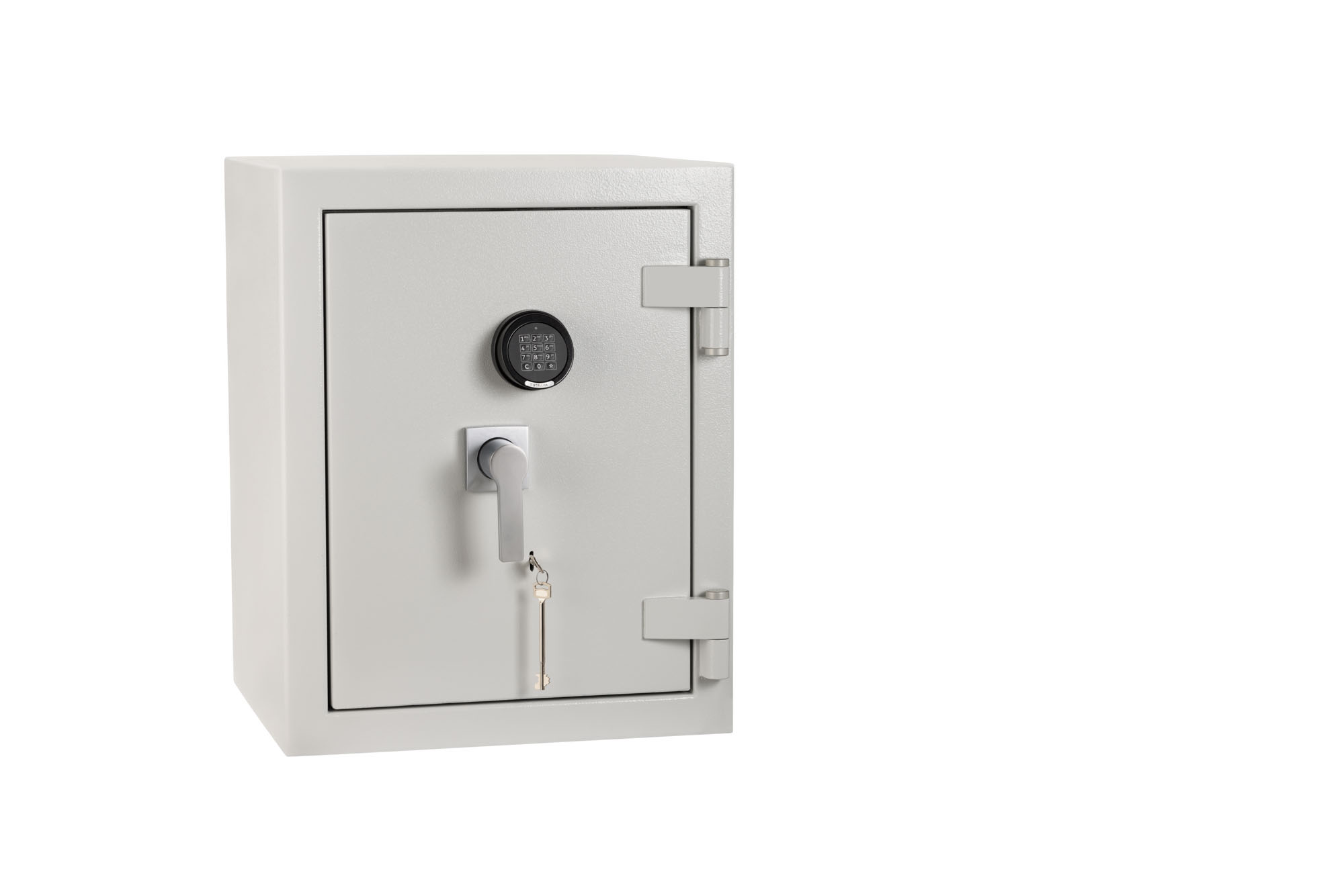 De Raat DRS Prisma Grade 4 size 2ke retailer safe or commerce safe with key and electronic locks.