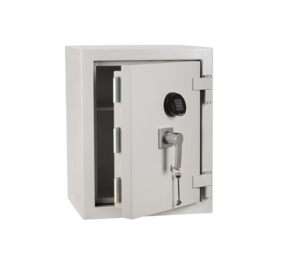 De Raat Prisma Grade 4 2ke with door open and showing door bolts