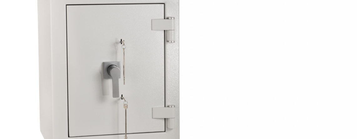 De Raat DRS Prisma grade 4 size 2kk cash safe with two key locks. It is a commercial safe and retailer safe