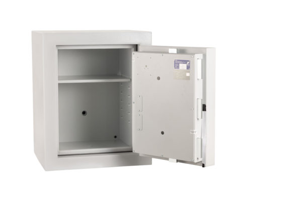 De Raat DRS Prisma Grade 4 size 2kk commercial safe with door wide open