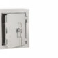 De Raat Prisma Euro Grade 4 security safe with door open showing key retaining locks and strong bolts.