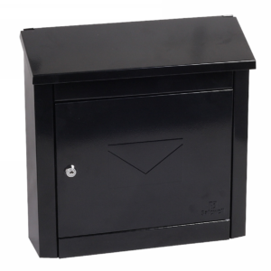 Phoenix Safe MB0113KB end of range letter box in black with key lock