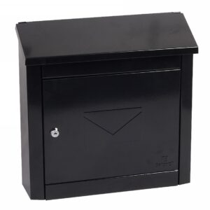 Phoenix Safe MB0113KB end of range letter box in black with key lock