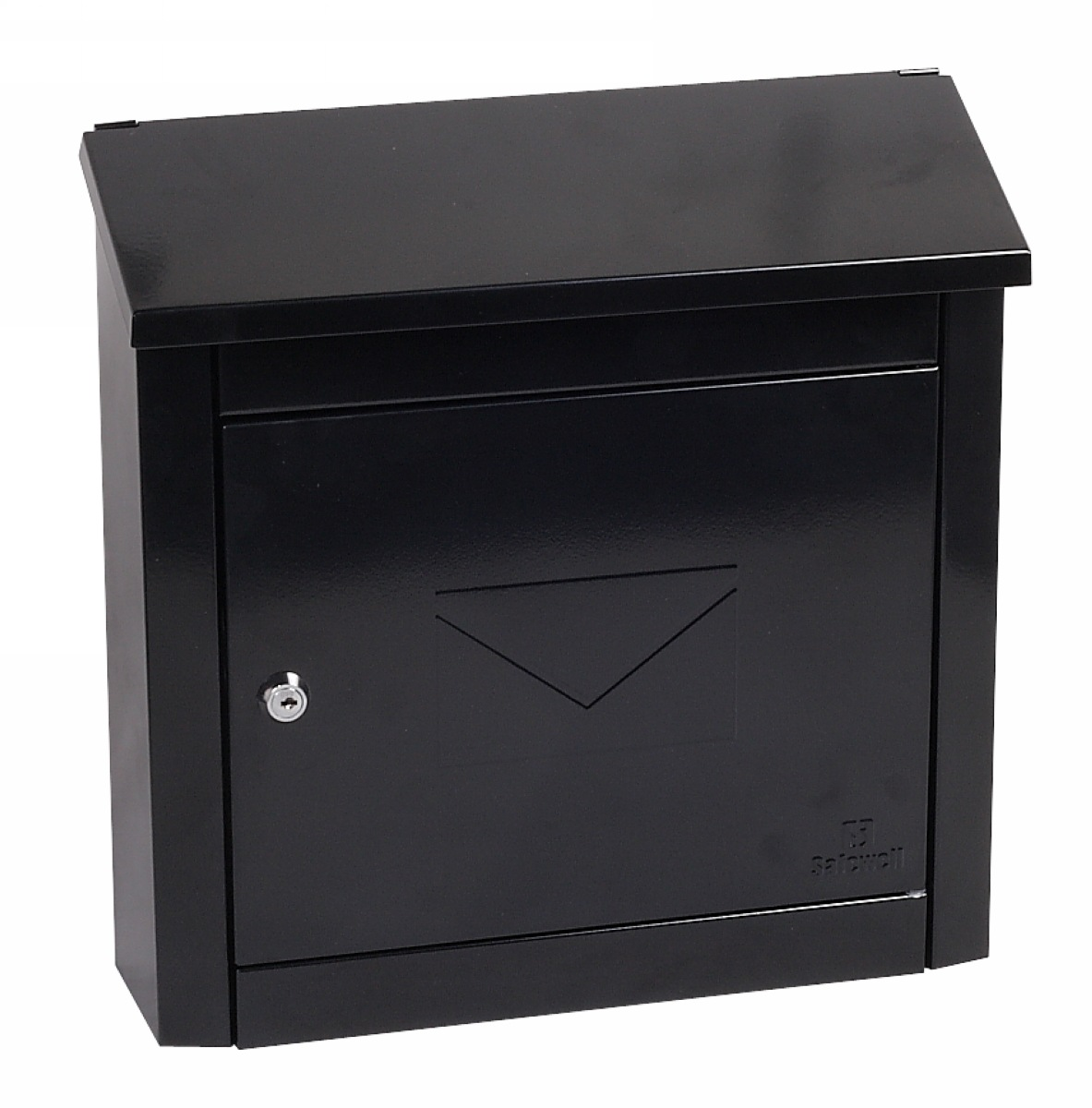 Phoenix Safe MB0113KB end of range letter box in black with key lock