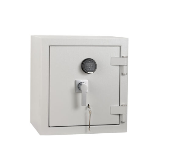 De Raat DRS Prisma Grade 5 size 0ke cash safe with key and electronic locks is a great value commercial safe or retailer safe