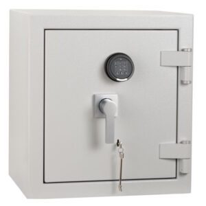 De Raat DRS Prisma Grade 5 size 0ke cash safe with key and electronic locks is a great value commercial safe or retailer safe