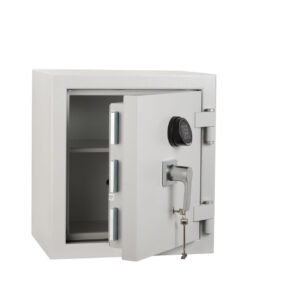 De Raat Prisma Grade 5 0ke with door open showing impressive bolts.