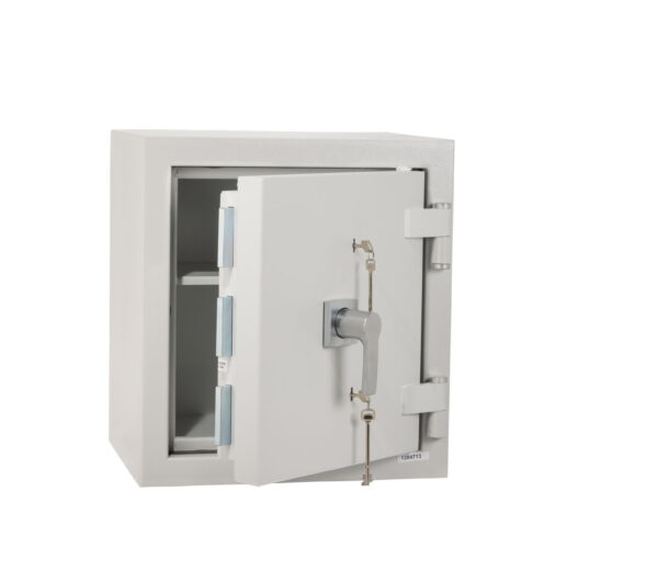 De Raat DRS Prisma Grade 5 size 0kk with door open showing superior 4 way locking bolts