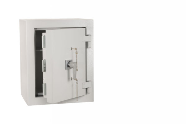 De Raat DRS Prisma grade 5 size 2kk with 4 way bolt locking and twin key locks.