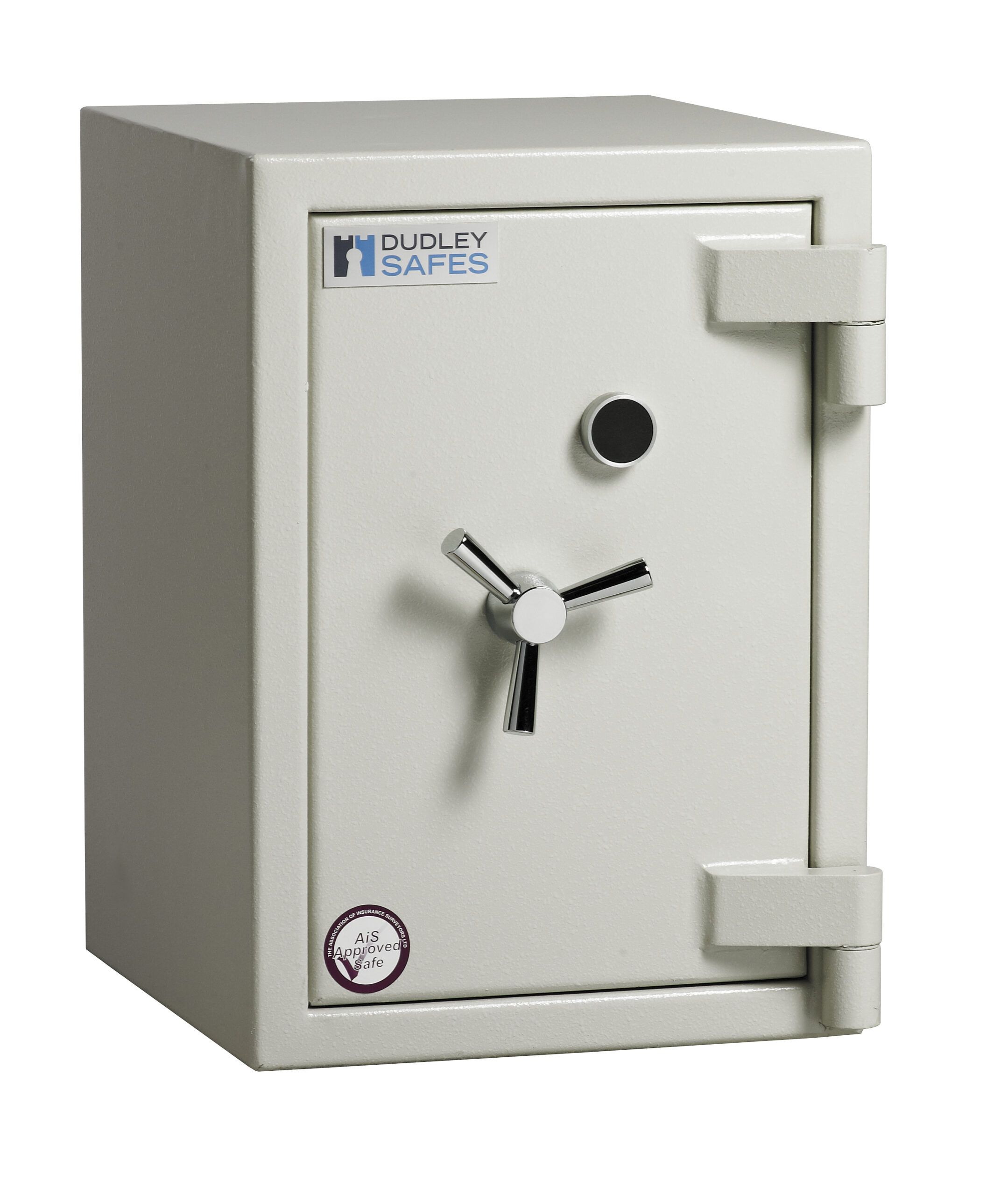 The Dudley Safes Europa Grade 3 EUR3 SIZE 2.5 is a heavy duty £35,000 insurance approved security safe for the home, commercial safe and retailer safe. Its also certified to protect documents from the effects of fire. This comes with one removable shelf and is fitted with a high security key lock. It is also available with an electronic combination lock too.