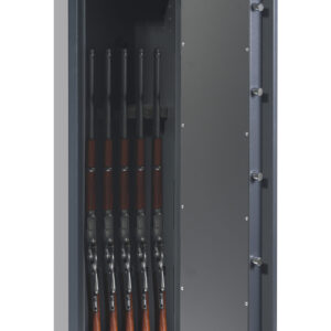 Phoenix Safe Rigel GS8021K/E gun cabinet with foam dividers and floor mat for 5 guns