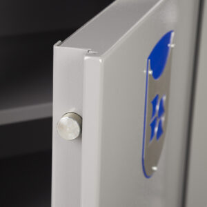 Brattonsound Taurus security cabinet with double skinned steel door and superior locking bolts.