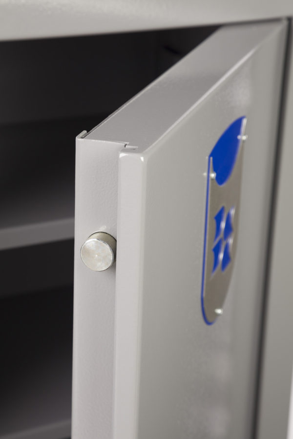 Brattonsound Taurus security cabinet with double skinned steel door and superior locking bolts.