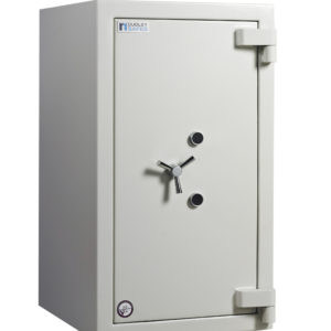 The Dudley Safes dual lock Conversion package allows a secondary lock to be factory fitted to your chosen Dudley safe.