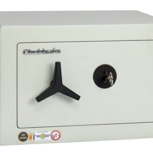 The Chubbsafes HomeVault S2 15KL is a £4000 rated security safe for the home or office safe that comes with a quality key lock and 2 keys. Easy to open. Turn the key and then turn the propeller handle to move its steel locking bolts.
