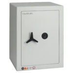 This Chubbsafes HomeVault S2 Plus 55KL is the largest in this range of quality security safes. Perfect as a safe for the home, business safe or office safe that comes ready for base and back fixing, supplied with 2 shelves and fitted with a key retaining quality key lock.