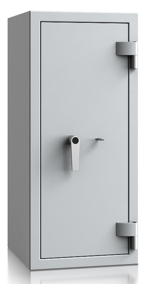 The De Raat Prisma Grade 2 size 4 is a euro grade 2 security safe for the home, office safe and commercial safe. Offering excellent storage capacity and supplied with 2 shelves. This is stocked with a high security key lock but can be ordered with an electronic code lock.