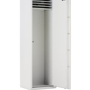 Prisma Grade 1 size 8 euro grade 1 £10,000rated security safe for the home, or office safe with high security key. Shown open.