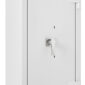 The De Raat Prisma Grade 5 size 4KK is a euro grade 5 popular jewellers safe, commercial safe and a possible safe for the home, for those needing high risk protection. This security safe carries the LPS 30P fire certification for paper records. Its Ais insurance approved and meets the Police preferred specification. Fitted with TWO high security double bitted key locks