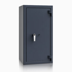 The KeySecure Victor Grade 3 size 5k is a high security safe for the home, commercial safe and office safe. It is a euro grade 3, £35,000 cash rated safe suitable to store up to £350,000 of jewellery. It has a height of 850mm and width of 550mm,making it a popular sized cash safe. This model is furnished with a high security double bitted key lock and 2 keys.