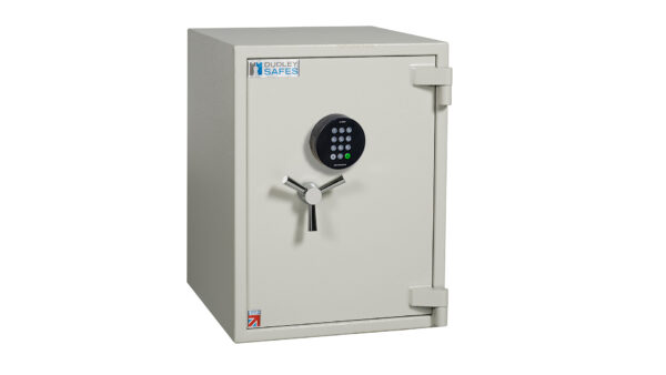 Dudley Europa EUR1 3e security safe for the home with class b electronic combination code lock.