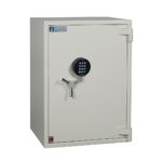 Dudley Europa EUR1 4e euro grade 1 security safe with electronic combination lock.