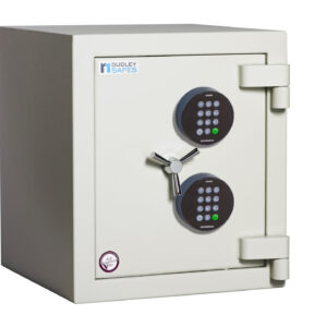 Dudley Europa grade 4 size 1e £60,000 rated commercial safe and security safe for the home with twin electronic code locks.