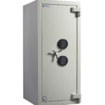 Dudley Europa grade 4 size 5e £60,000 rated commercial safe and security safe for the home with twin electronic code locks.
